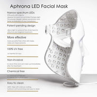 Mascarilla Facial Led Aphrona Aprobada Por Fda Con Fototerapia