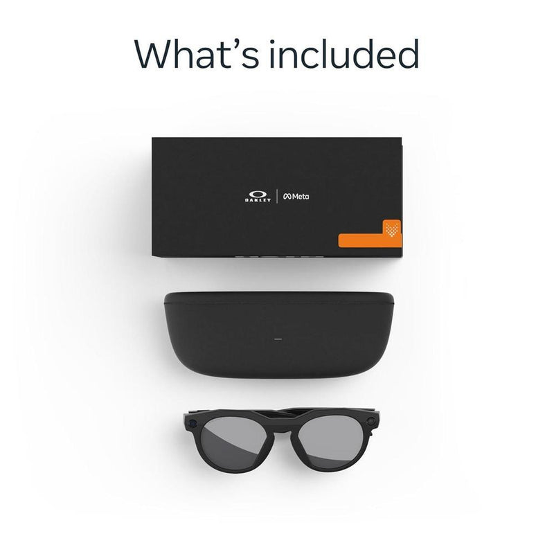 Gafas inteligentes Oakley Meta HSTN con IA para deporte con cámara, video 3K, audio abierto y lente Prizm Polarized