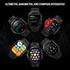 CARBINOX Blaze Smartwatch con GPS, resistente, 170+ modos deportes, Gorilla Glass, llamadas, compatible Android iOS