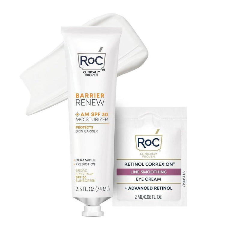 RoC Barrier Renew Crema Hidratante Nocturna Con Ceramidas Y Té Verde Antioxidante 70ml