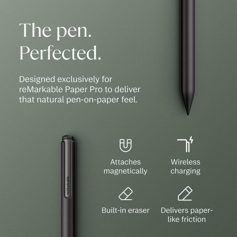 reMarkable Paquete Paper Pro - Incluye tableta de papel reMarkable y bolígrafo Marker Plus con borrador