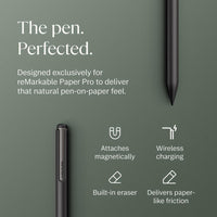 reMarkable Paquete Paper Pro - Incluye tableta de papel reMarkable y bolígrafo Marker Plus con borrador