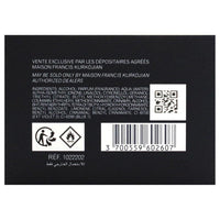 Maison Francis Kurkdjian Eau De Parfum Oud Satin Mood Spray, Aroma Ámbar y Vainilla