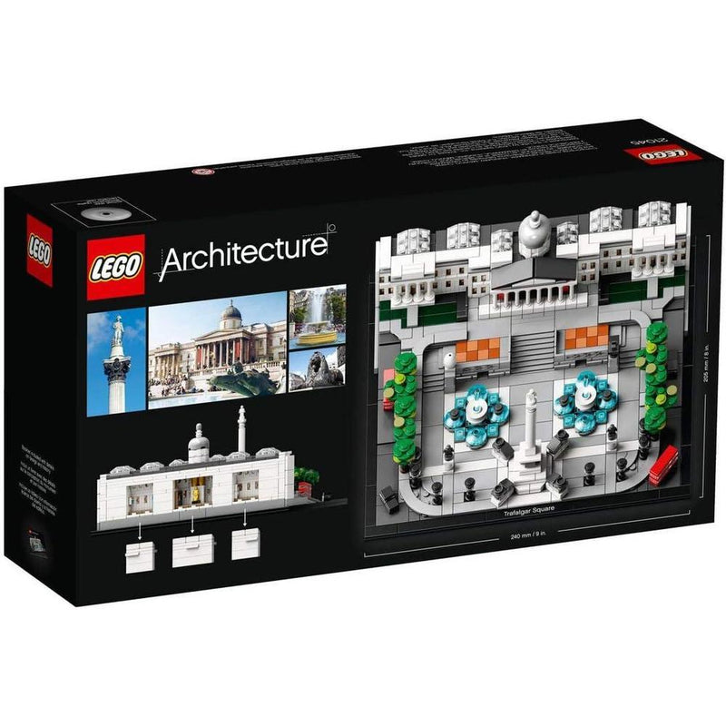 Kit de construcción LEGO Architecture Trafalgar Square con 1197 piezas para fans de la arquitectura, ideal para todas las edades