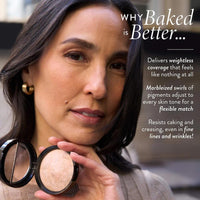 Balance and Brighten Base en Polvo Compacta Correctora de Color + Brocha Kabuki