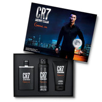 Game On de Cristiano Ronaldo para hombres – Juego de regalo de 3 piezas con espray de eau de toilette, gel de ducha y espray corporal