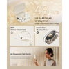 Auriculares De Oreja Abierta Shokz Openfit 2 Bluetooth, Micrófono, 48 Horas Reproducción, Carga Rápida, Beige