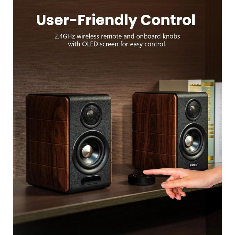 Edifier S880DB MKII Altavoces Hi-Fi de Estantería con LDAC Bluetooth, USB-C, Óptica, Coaxial y RCA