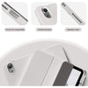 Funda Aoub para iPad Air M3/M2 y 5ª/4ª generación, soporte para lápiz y cierre magnético, gris