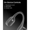 Shokz OpenRun Mini, Audífonos Deportivos Bluetooth De Conducción Ósea, Impermeables Con Micrófono Y Diadema, 26g