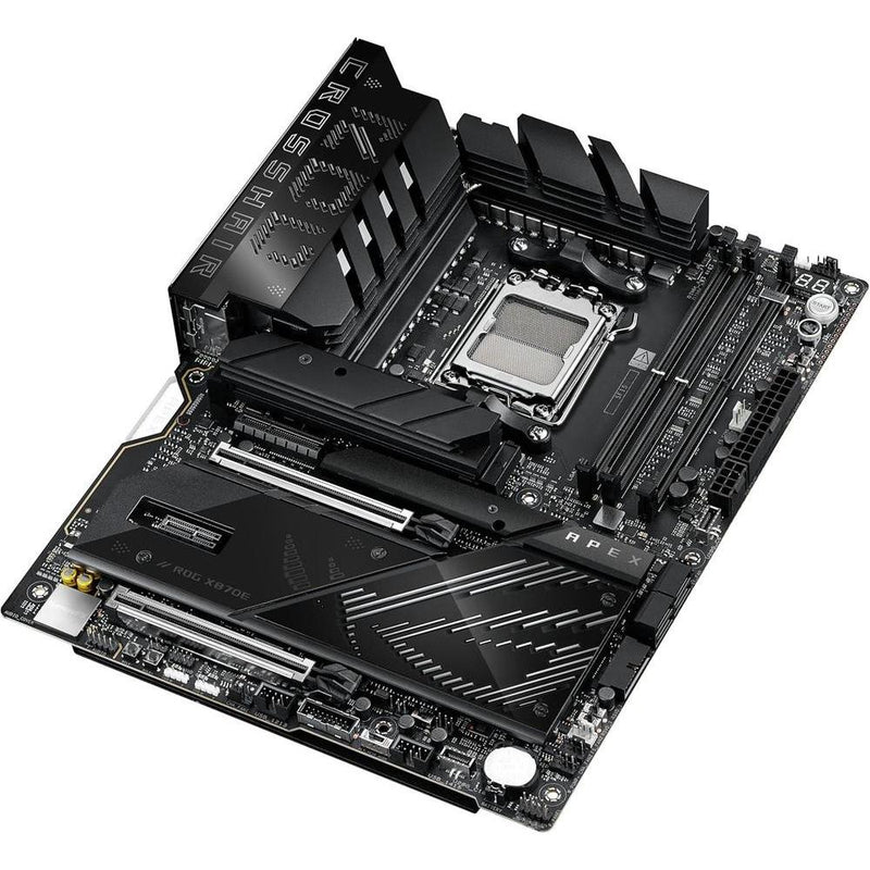 ASUS ROG Crosshair X870E APEX Motherboard con Advanced AI, DDR5, Wi-Fi 7, DIMM.2, PCIe 5.0 y USB4 para alto rendimiento