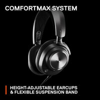 SteelSeries Arctis Nova Pro Auriculares Gaming Multi-Sistema con Audio Hi-Fi y Micrófono Retráctil para PC, PS5, PS4, Switch