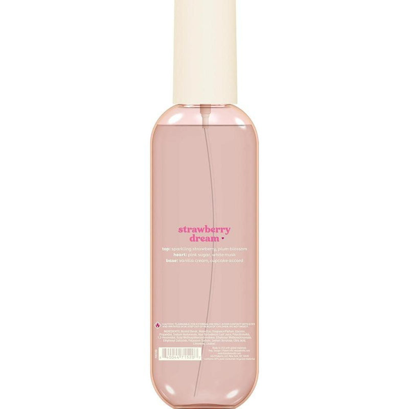 eos Spray corporal de cachemira, sueño de fresa para mujeres, con ácido hialurónico y glicerina, vegano, libre de crueldad