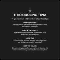 RTIC Hielera personal de viaje compacta y portátil, ideal para alimentos y bebidas en playa, camping, picnic y pesca