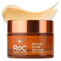 RoC Revive + Glow Hidratante Facial 10% Vitamina C Gel Antienvejecimiento Hipoalergénico Sin Aceite 50ml