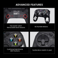Controlador GameSir Tarantula Pro inalámbrico con botones intercambiables y sticks Mag-Res TMR