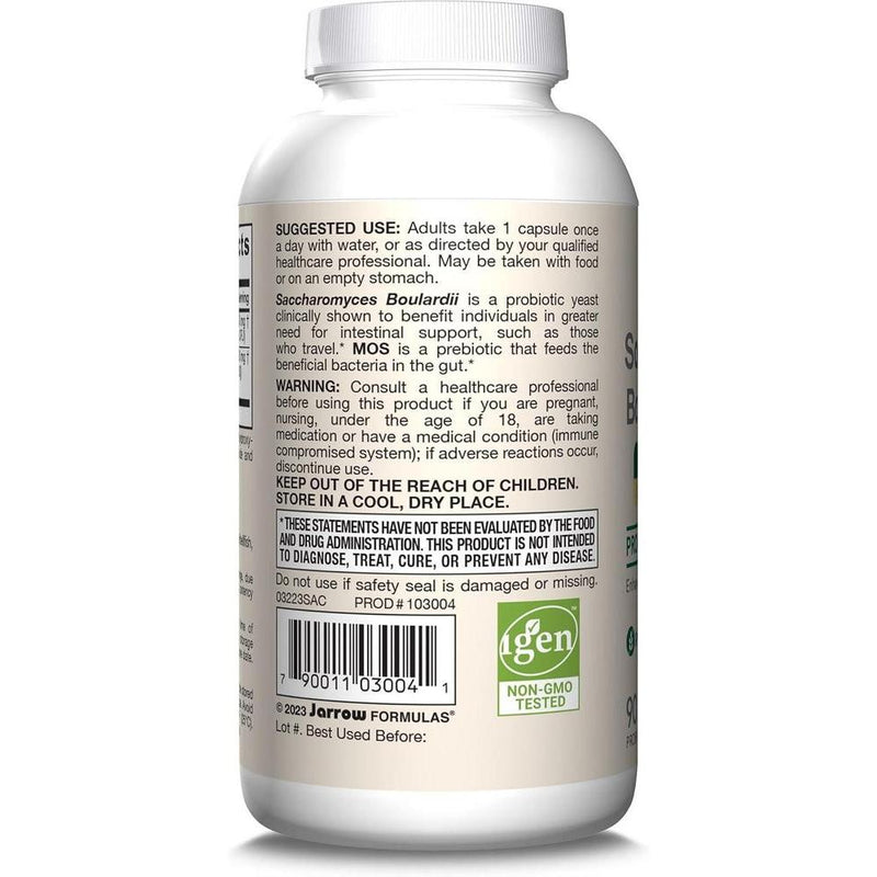 Suplemento de Saccharomyces Boulardii + MOS, probióticos para la salud digestiva y tracto intestinal, 90 cápsulas