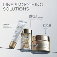 RoC Hidratante Facial Antienvejecimiento con Retinol y Ácido Hialurónico para Líneas Finas, Manchas Oscuras y Cicatrices