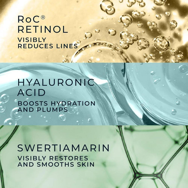 Roc Derm Correxion Crema Para El Cuello Con Ácido Hialurónico Y Retinol Avanzado 50g