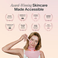 Solawave Varita 4 en 1 para Cuidado Facial - Combina Luz Roja, Masaje, Corriente Galvánica y Calor Terapéutico