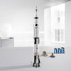LEGO 92176 Ideas NASA Apollo Saturn V, cohete espacial y vehículos, set de construcción de coleccionista con soporte de exhibición