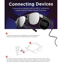 Lenovo Legion Glasses Gen 2 - Monitor Personal Portátil Micro-OLED FHD 120Hz para Juegos, Películas y Dispositivos USB-C