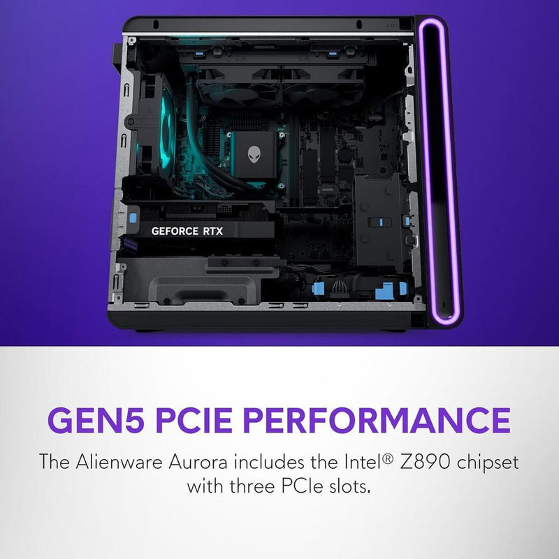 Alienware Aurora Gaming Desktop con Intel Core Ultra 9, NVIDIA RTX 5080, 32GB RAM y SSD 1TB