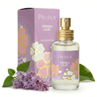 Perfume en aerosol floral vegano de Pacifica con aroma a lila francesa y magnolia, fragancia de larga duración para mujeres