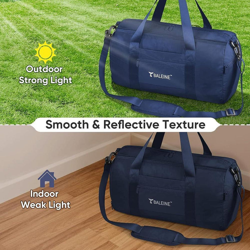 Bolso de gimnasio impermeable y ligero para deportes, escapadas y más, con compartimentos para zapatos y ropa húmeda