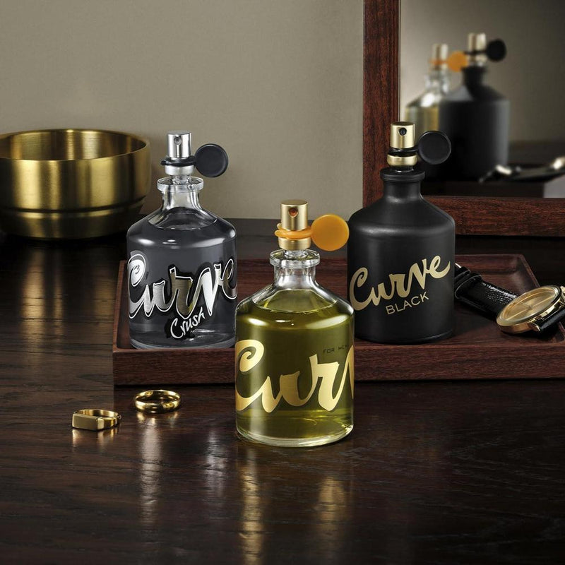 Perfume Curve en aerosol para hombre, fragancia casual especiada y amaderada para el día o la noche