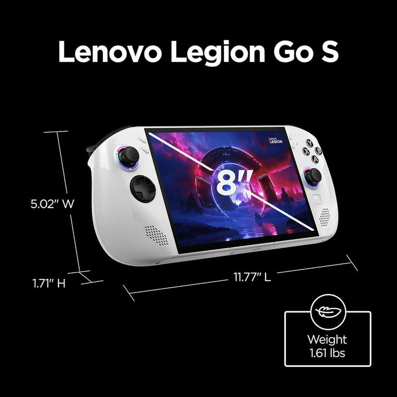 Lenovo Legion Go S 2025 - PC Portátil Para Juegos, 8" WUXGA 120Hz, 16GB RAM, 512GB SSD, AMD Ryzen Z2 go, Blanco Glaciar