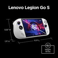 Lenovo Legion Go S 2025 - PC Portátil Para Juegos, 8" WUXGA 120Hz, 16GB RAM, 512GB SSD, AMD Ryzen Z2 go, Blanco Glaciar