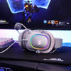 Redragon H510 Zeus-X RGB Auriculares gaming Blanco con sonido 7.1, controladores de audio en almohadillas de espuma viscoelástica