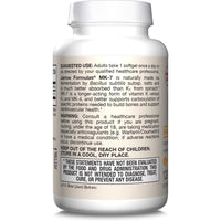 Jarrow Formulas MK-7, suplemento de vitamina K2 MK-7 para salud ósea y cardiovascular. Sin gluten ni alérgenos