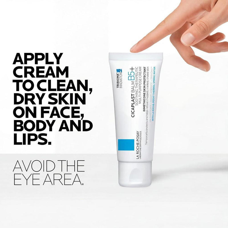 La Roche-Posay Bálsamo Cicaplast B5 Crema Multiusos para Piel Seca e Irritada, Apta para Bebés, Sin Fragancia