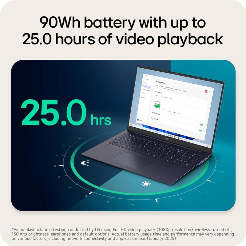 Lg Gram Pro 17" Intel Core Ultra9 32gb Ram 2tb Ssd Windows 11 Negro