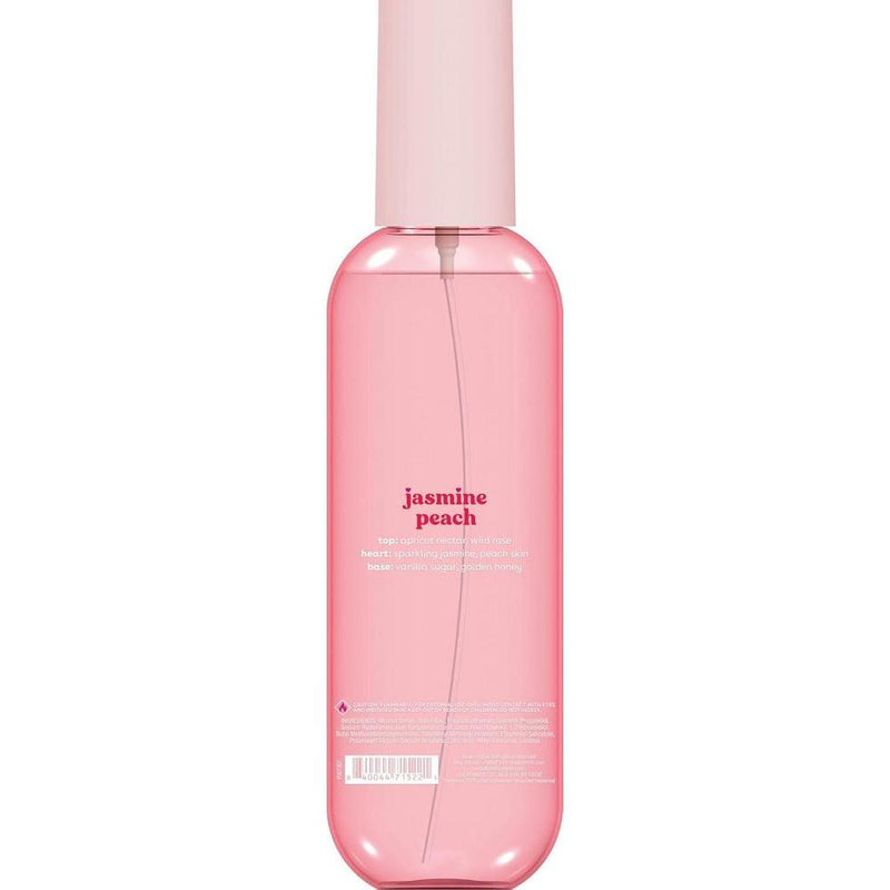Spray corporal eos de cachemira, aroma jazmín y melocotón, hidratante con ácido hialurónico y glicerina, vegano y cruelty-free