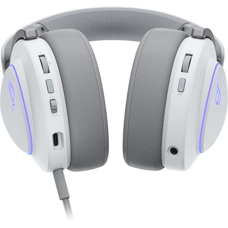 ASUS ROG Delta II Wireless Gaming Headset con batería 110 horas, micrófono desmontable y drivers recubiertos de titanio