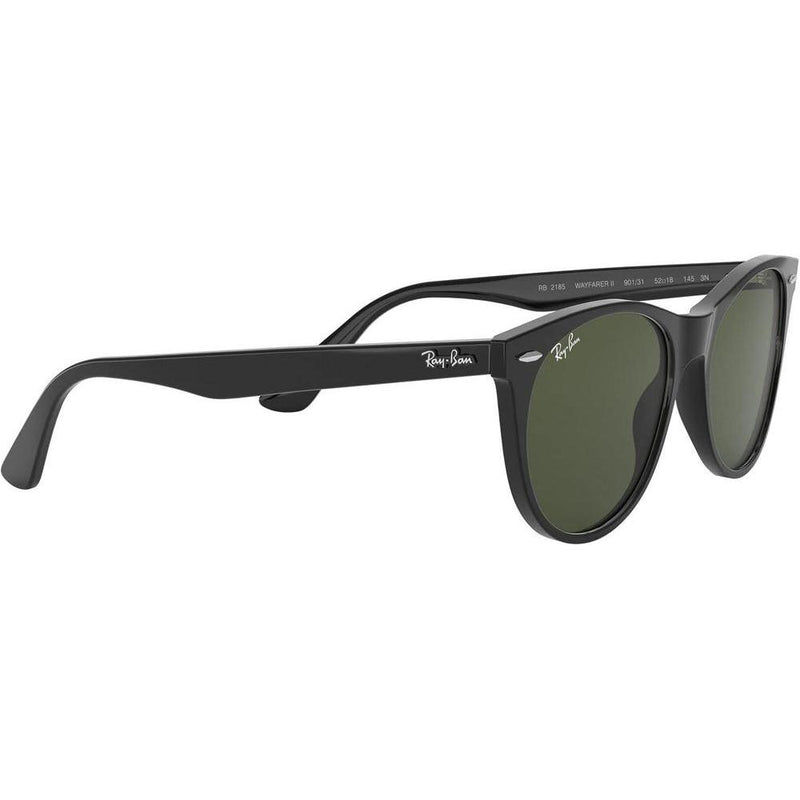 Ray-Ban RB2185 Wayfarer II - Gafas de sol redondas para hombre con protección UV y armazón de acetato duradero