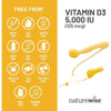 Vitamina D3 de NatureWise para apoyo inmunológico, muscular y óseo, sin GMO ni gluten, en aceite de oliva orgánico