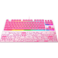 Razer Ornata V3 TKL Gaming Keyboard: Teclas perfil bajo, switches mecha-membrana, RGB, edición Hello Kitty