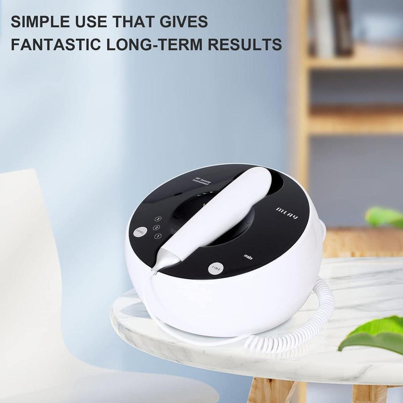 MLAY Máquina profesional de belleza con radiofrecuencia y sondas, tecnología antienvejecimiento para reducir arrugas, uso en casa