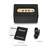 Marshall Acton III - Altavoz Bluetooth para el hogar en color negro, con conectividad Bluetooth 5.2 y un diseño sostenible