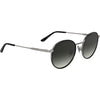 Lentes de sol Calvin Klein CK25101S con diseño redondo y marco de metal, incluyendo almohadillas nasales ajustables para mayor comodidad