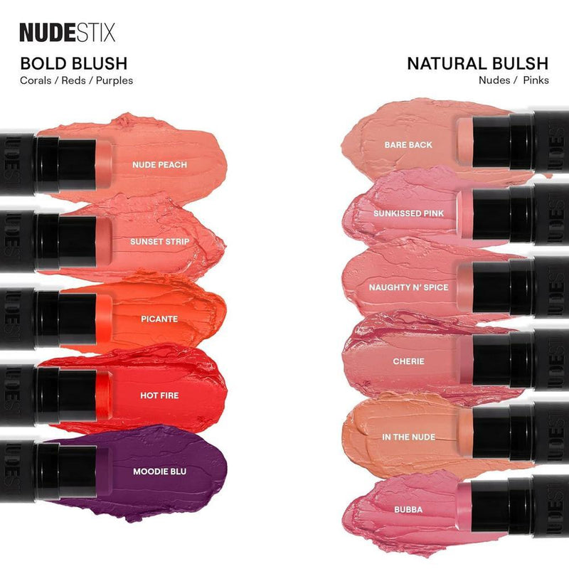 Rubor En Barra Nudestix Nudies 3 En 1 Para Mejillas, Ojos Y Labios Naughty N' Spice