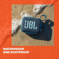 JBL Go 4 - Bocina Bluetooth ultraportátil, impermeable, gran sonido JBL Pro, batería de 7 horas, materiales reciclados