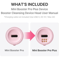 Medicube Mini Booster Pro Plus, dispositivo 2 en 1 para limpieza y cuidado de la piel, portátil y recargable USB-C