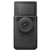 Canon PowerShot V10 Cámara compacta para vlogging, sensor CMOS, video 4K, lente zoom, micrófono estéreo, negro
