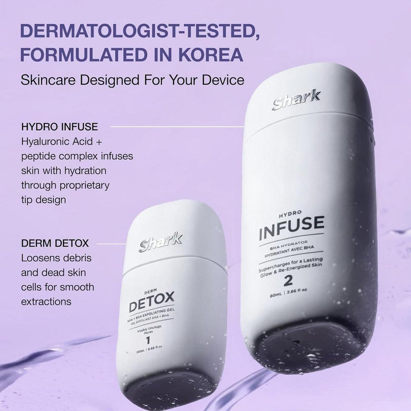 Shark FacialPro Glow Sistema facial en casa con tecnología avanzada y terapia DePuffi para limpieza e hidratación de la piel