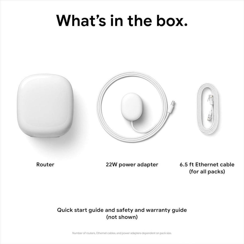 Google Nest WiFi Pro Wi-Fi 6E con velocidad rápida y cobertura total del hogar, router de malla color citronela